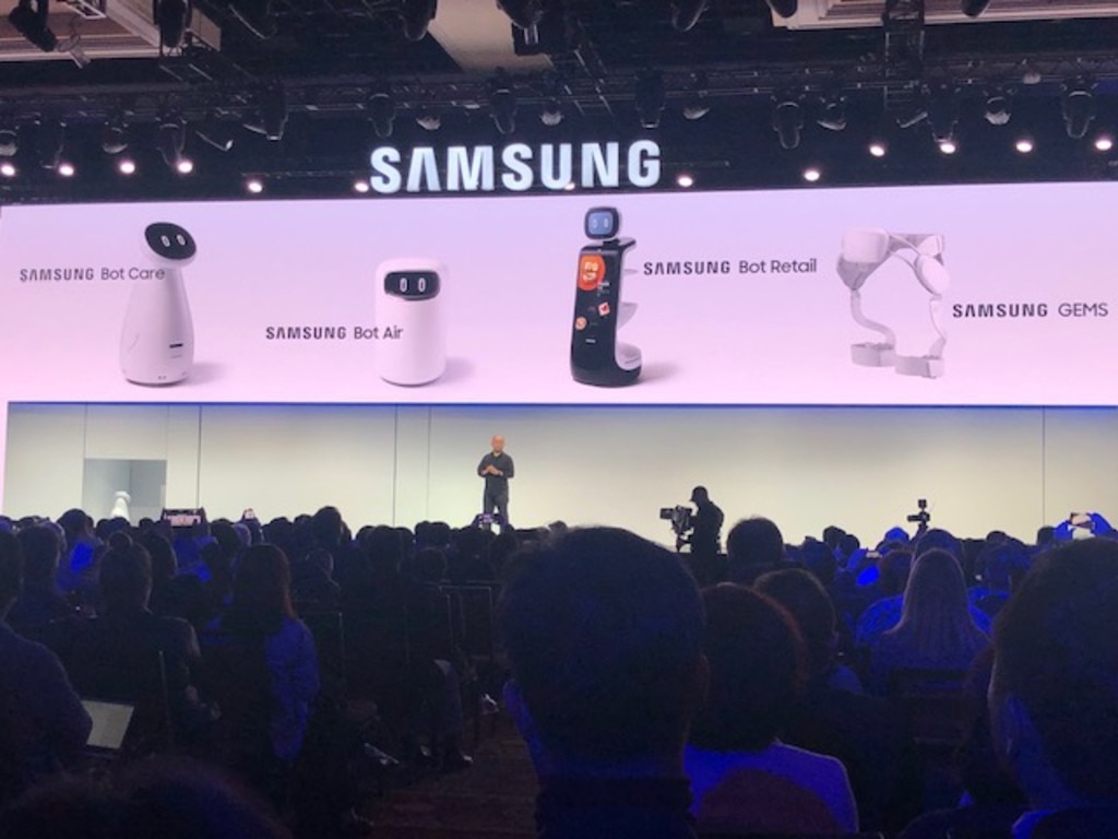 Samsung Unveils Robot Care At Ces Demonstration Range Of 8k Tvs Herald Sun