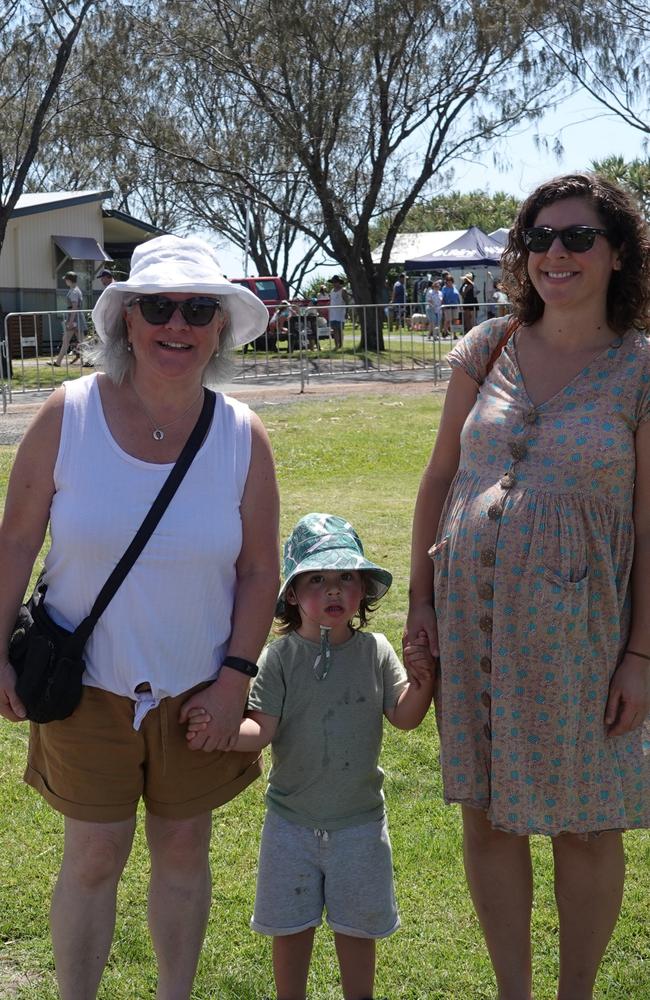 Gina, Jonah and Louise Vella. Picture: Chris Knight