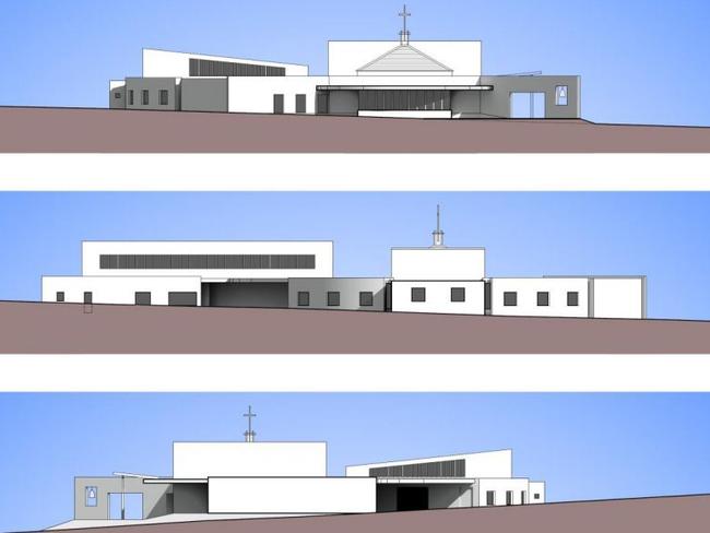 Illustrations of the Bethel Mar Thoma Church before the Sydney Western City Planning Panel. Picture: Planning documents