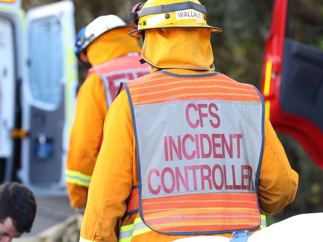 A generic image of a CFS Incident Controller at a serious car accident on Kangarilla Road near McLaren Flat early this afternoon. Emergency services are in attendance. 15/07/15  Picture: Stephen Laffer