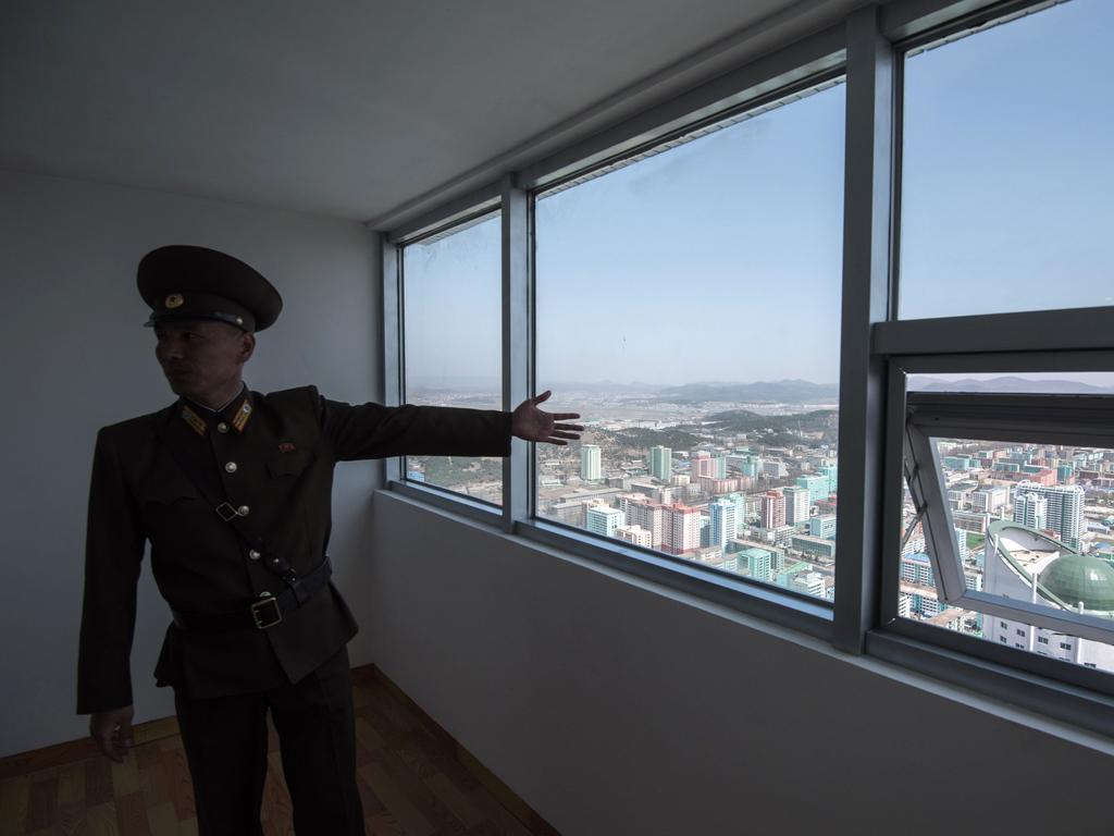 About 5,000 Western tourists venture across annually a for a stickybeak, but even then they are forced to stick close to their official guide, who gives a very curated tour of the nicer parts of the city.