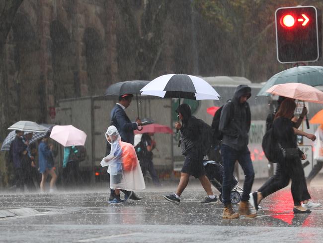 You might have to bring the brolly this Mother’s Day. Picture: John Grainger