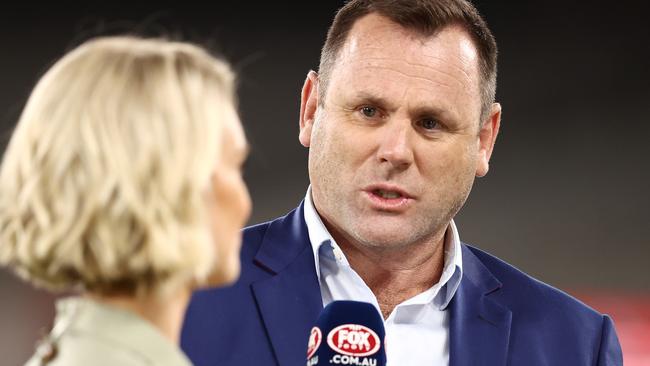 Fox Footy commentator David King says he is not involved with his old club. Picture: Michael Klein