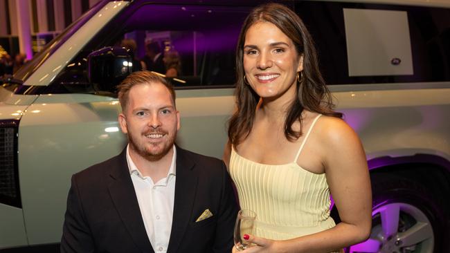 Matt McShane and Ella Sabljak at the 54th Sports Star of the Year Awards at RACV Royal Pines. THE PULSE . Picture: Celeste Humphrey