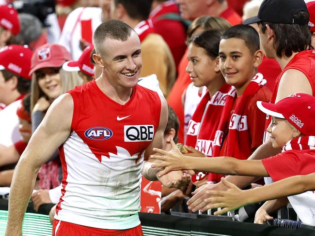 Fans of footy in Sydney will go for almost a month without an AFL game in the state. Picture: Phil Hillyard