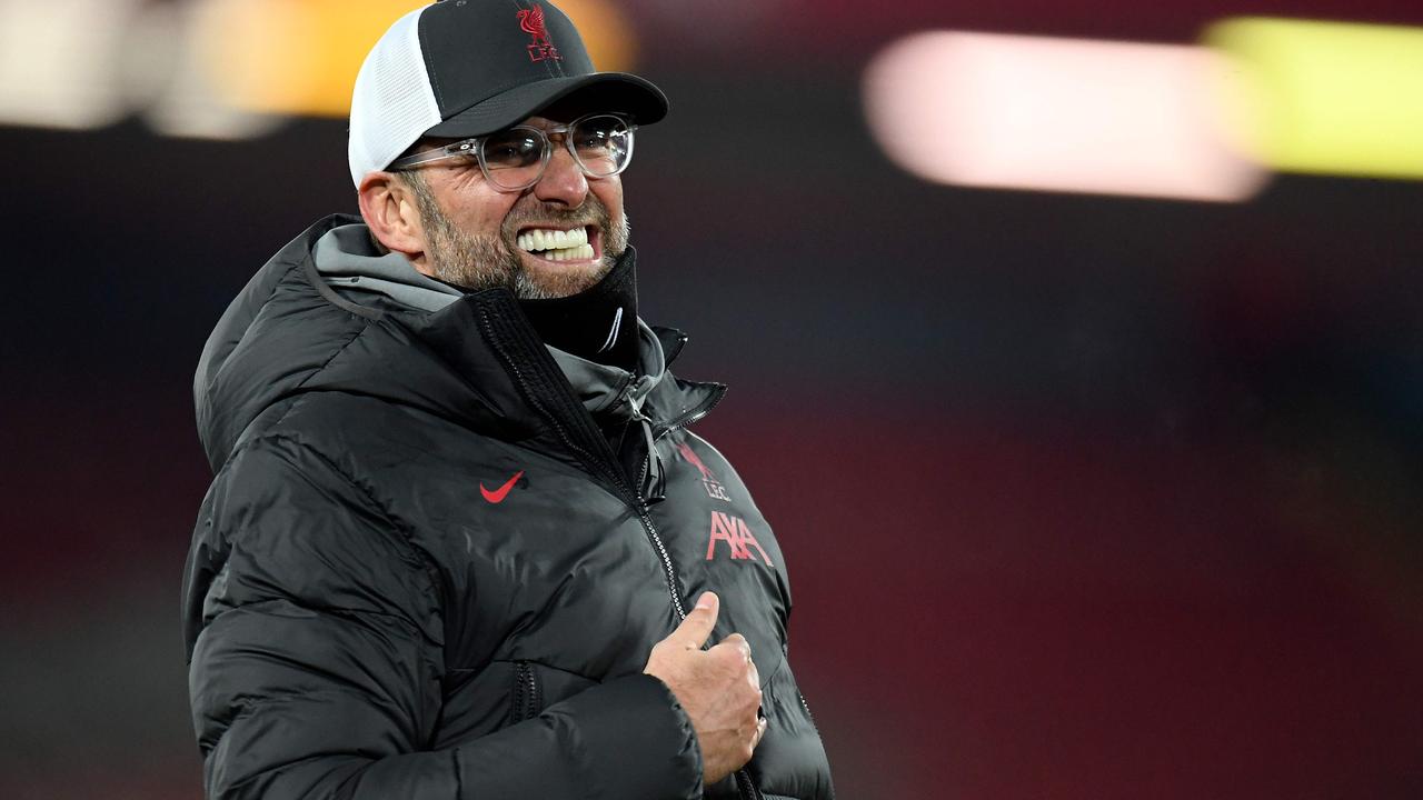 Jurgen Klopp did not like the question. (Photo by PETER POWELL / POOL / AFP)