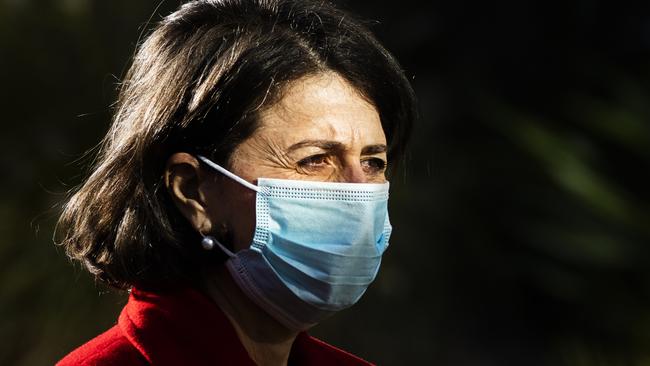 NSW Premier Gladys Berejiklian sends Sydney into a two-week lockdown. Picture: Getty Images)