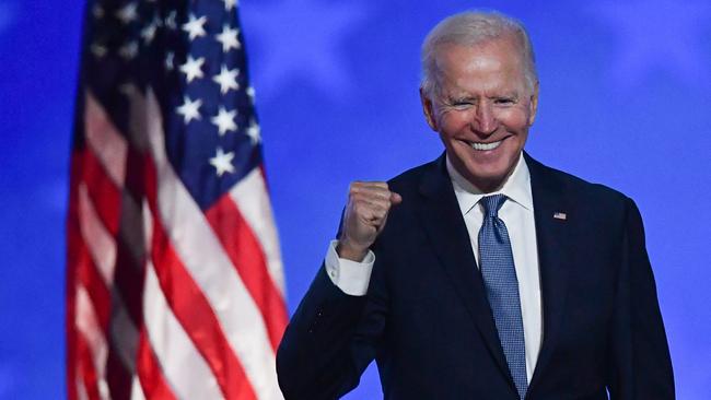 Joe Biden’s bizarre decision to virtually stop campaigning two weeks out from the election was turning point. Picture: AFP