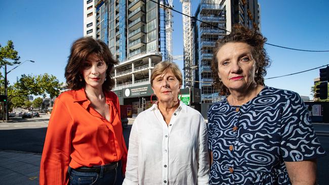 Merri Southwood (centre) said the development could have a major impact on local residents.