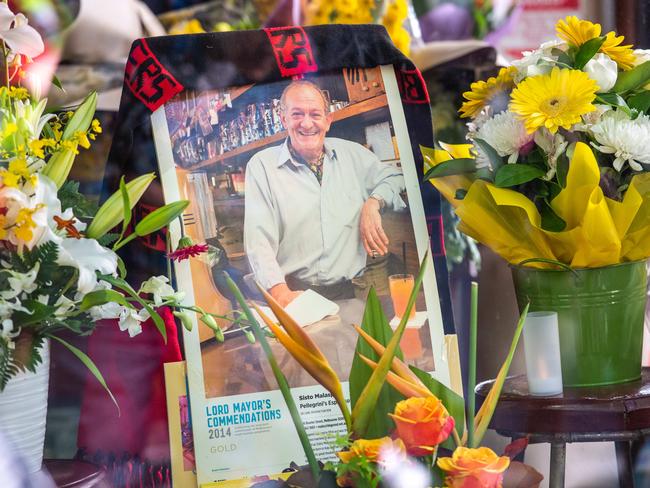 A portrait of Sisto Malaspina outside the restaurant. Picture: Jason Edwards