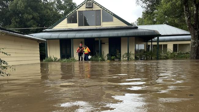 The huge cost of natural disasters this year, including the impacts of flash flooding on the mid-north coast of NSW as well as Cyclone Alfred in Queensland, have been revealed. Picture: SES via NewsWire