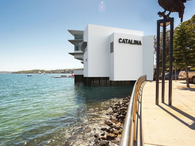 Proposed design for Catalina restaurant.