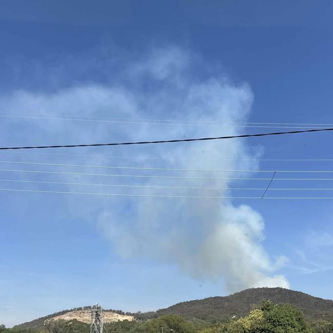 More than 30 firefighting units have responded to a fire in Glenrowan. Picture: Facebook/Glenrowan Fire Brigade