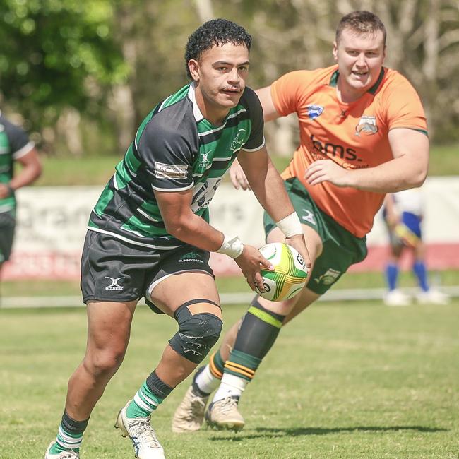 Hemi Hokianga as Surfers Paradise Dolphins host Queensland Premier Rugby club Sunnybank at Broadbeach Waters. Picture:Glenn Campbell