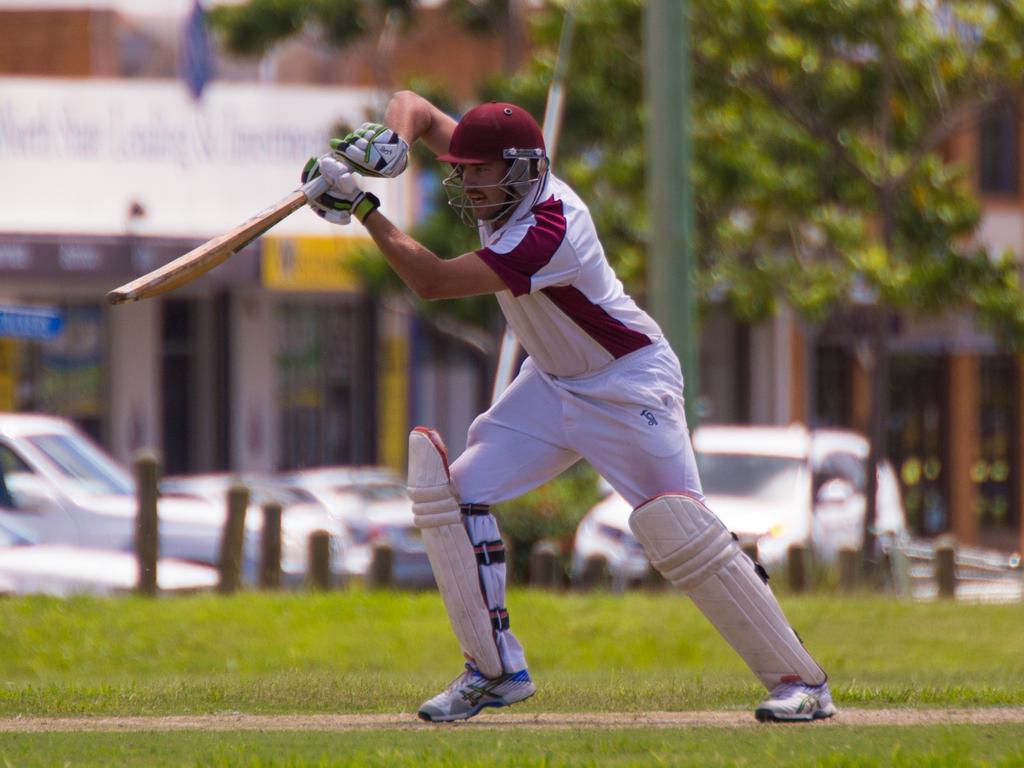 Andrew Ellis pictured batting for Urunga in the game against Plantation Diggers at Brelsford Park, Coffs Harbour in 2015. Ellis made the move to the Clarence River Cricket Association when he signed for Coutts Crossing midway through the 2019/20 season. Ellis joined Tucabia Copmanhurst in 2020/21 when Coutts Crossing withdrew from the GDSC Premier League grade. Photo Gemima Harvey/Coffs Coast Adv