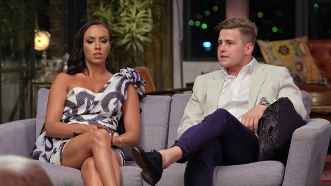 Natasha and Mikey are out of this year’s Married At First Sight. Source: Channel 9