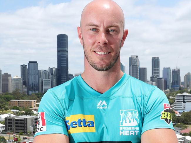 Brisbane Heat captain Chris Lynn, Brisbane. Photographer: Liam Kidston.