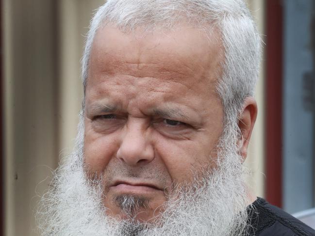 Convicted terrorist Abdul Nacer Benbrika who was recently released from prison at his home in Dallas. Thursday, December 28. 2023. Picture: David Crosling