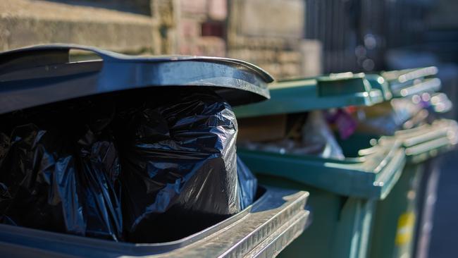 Three rubbish bins were set alight in a fire outside a Greek restaurant in Ringwood East on March 1. File picture.