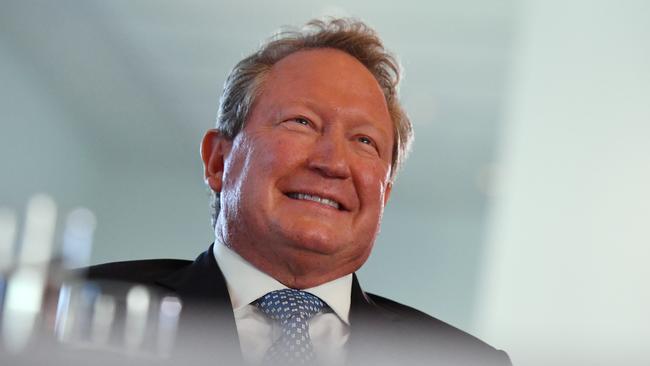 Fortescue Metals Group CEO and philanthropist Andrew 'Twiggy' Forrest. Picture: Mick Tsikas/AAP