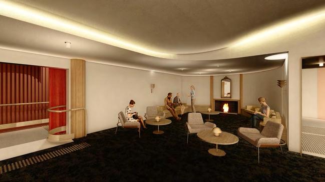 An artist impression for the proposed upgrade for Burnside Council's Regal Theatre. Picture: SMFA