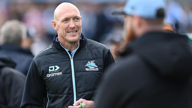 Craig Fitzgibbon has done a superb job since taking over as Sharks coach. Picture: NRL Photos