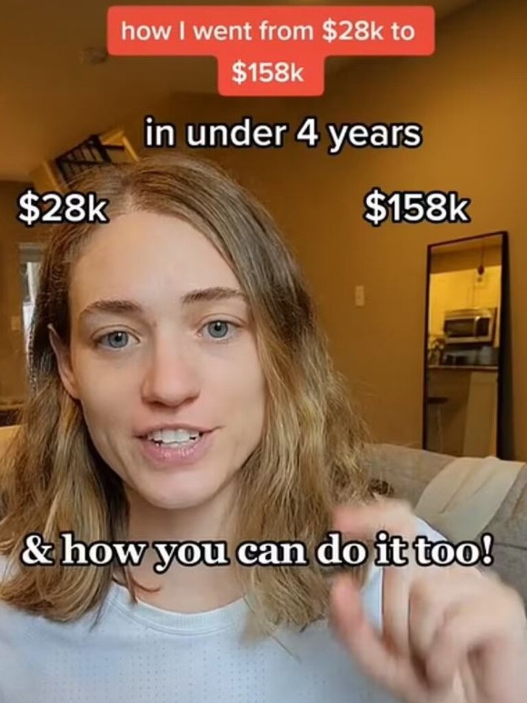 The data analyst’s salary jumped by $194,000 in just four years. Picture: TikTok