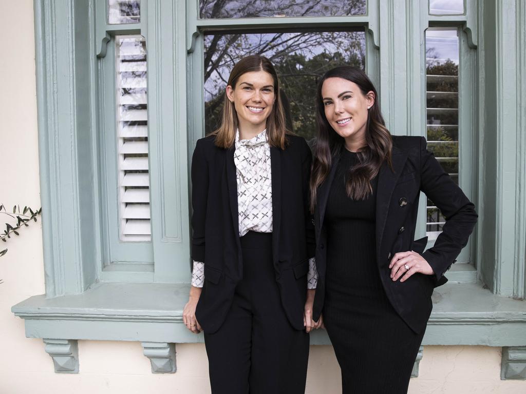 Laura and Sally Panton are the directors of Pantonic Health who are the distributor of a raft of rapid Covid antigen tests. Picture: Aaron Francis/The Australian