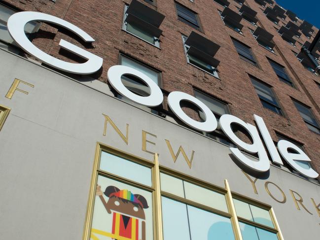(FILES) In this file photo shows a Google office on November 1, 2018, in New York. - Employees at Google and other units of parent firm Alphabet announced the creation January 4, 2021 of a union, aiming for a bigger role in company decisions in a move which steps up the activism brewing in Silicon Valley giants. The Alphabet Workers Union, affiliated with the Communications Workers of America, aims to represent well-compensated tech workers as well as temporary workers and contractors, according to a statement. (Photo by Bryan R. Smith / AFP)