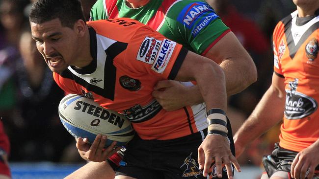 Walker in action for Easts Tigers in the Intrust Super Cup in 2012. Image: SMP Images