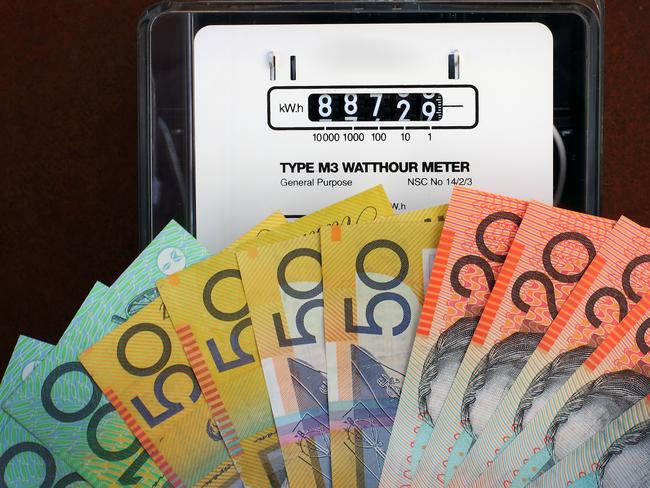 High cost of electricity in Australia, energy meter generic money