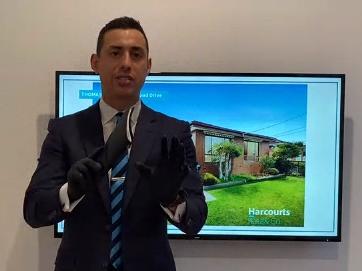 Harcourts Rata & Co auctioneer Tony Lombardi auctioning 16 Sherwood Drive, Thomastown, on Anywhere Auctions - for Herald Sun realestate