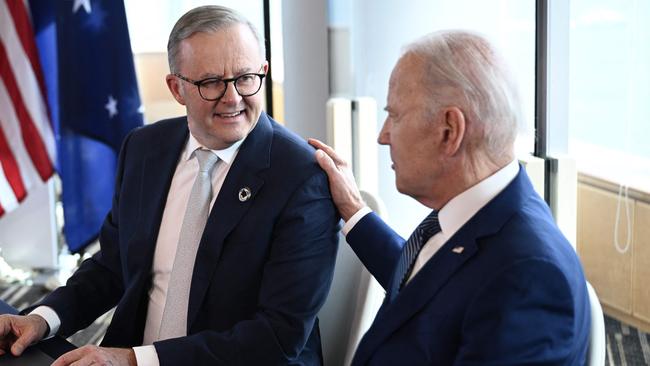 US President Joe Biden will host an official state visit and dinner for Prime Minister Anthony Albanese at the White House next week. Picture: AFP