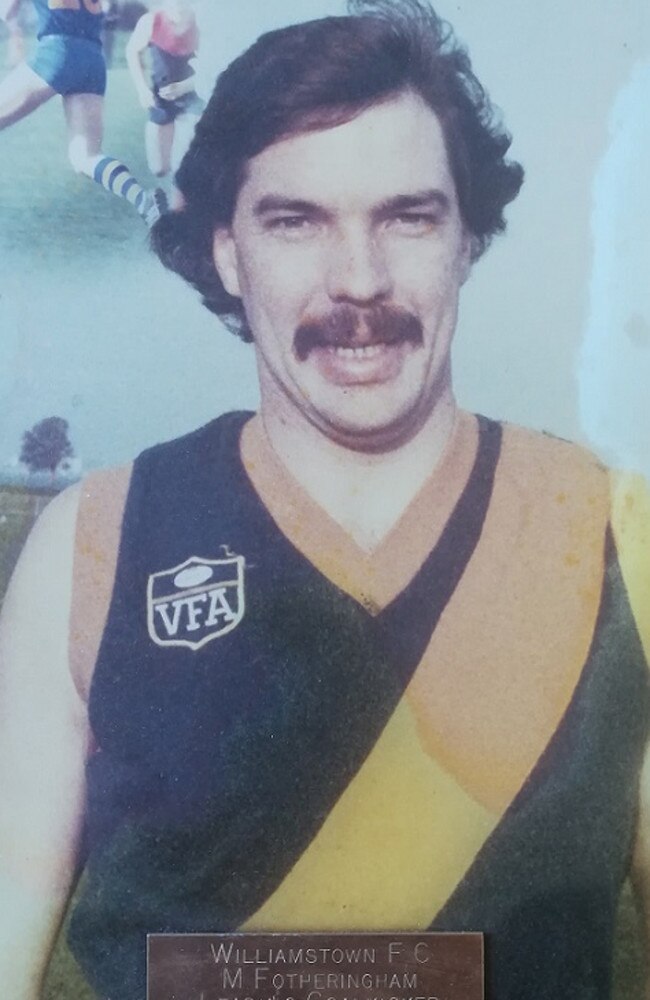 Mark Fotheringham in the Williamstown jumper.