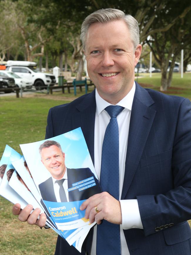 LNP candidate for Fadden Cameron Caldwell. Picture: Mike Batterham