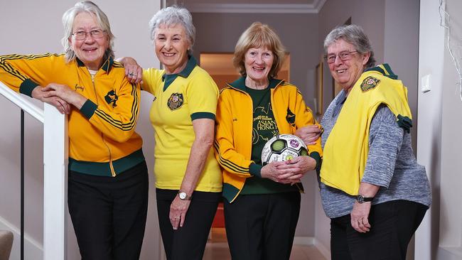 Members from the 1975 Australian women soccer team have made it clear they don’t wish to overshadow the 1979 team. Picture: Sam Ruttyn