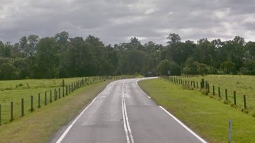 The fatal crash occurred on Latimers Crossing Rd at Advancetown in the Gold Coast hinterland. Picture: Google