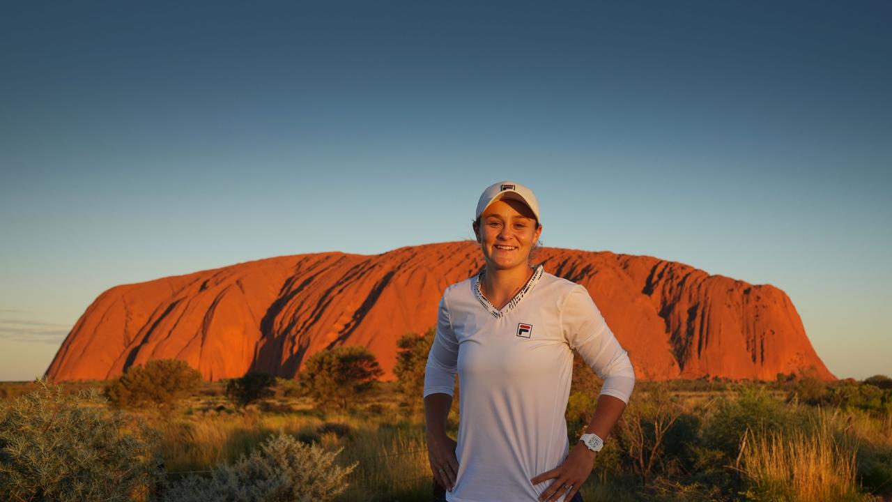 The Ngaragu people are indigenous to the southeast New South Wales region, with their traditional lands also extending around the present border with Victoria. Picture: Scott Barbour/Tennis Australia.