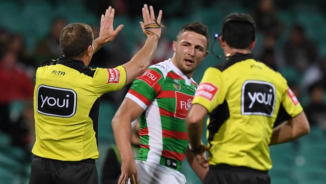 Sam Burgess sent for 10 in the bin.