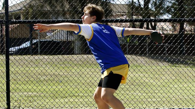 Discus Thrower Leon Kalyvas will represent the club at the championships. Picture: John Appleyard