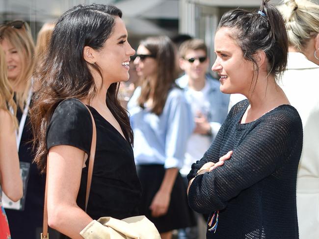 5745150be - The Polo Ralph Lauren VIP Suite, Wimbledon Championships, All England Lawn Tennis Club, Wimbledon, London  - 04 Jul 2016Pictured: Meghan Markle and Violet von WestenholtzRef: SPL1313185  040716  Picture by: Rex Features / Splash NewsSplash News and PicturesLos Angeles: 310-821-2666New York: 212-619-2666London: 870-934-2666photodesk@splashnews.com