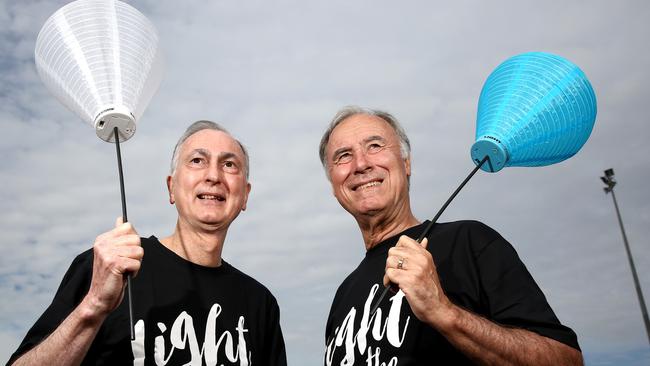 Robert Domone of Denistone and Federal Bennelong MP John Alexander. Picture: AAP / Justin Sanson