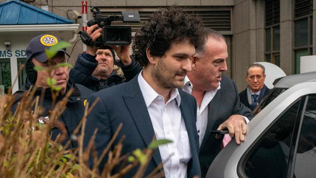 FTX founder Sam Bankman-Fried has been released on $US250m bond with the bail package requiring him to stay with his parents in California. Picture: David Dee Delgado/Getty Images