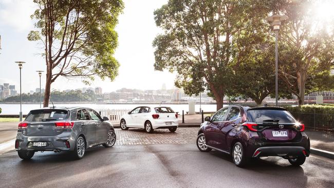 The new Toyota Yaris takes on the VW Polo and Kia Rio. Photo taken by Thomas Wielecki