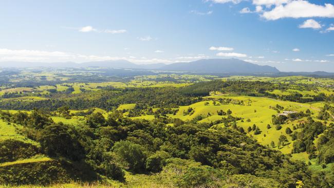 View from Millaa Millaa across the Atherton Tablelands. Picture: Getty Images