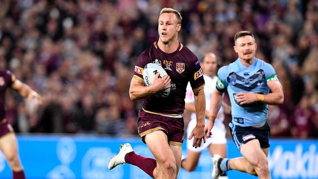 Cherry-Evans in action during Game 3 of the 2018 State of Origin series.