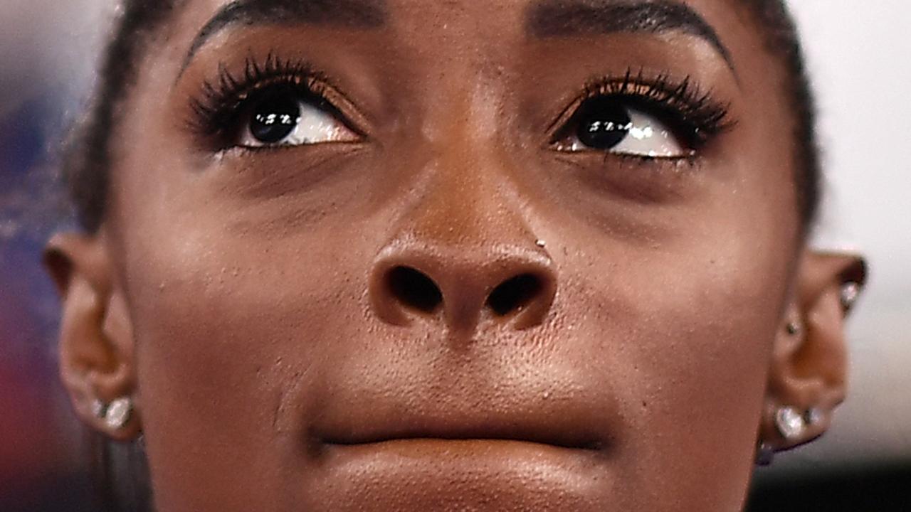 Simone Biles shocked the world when she announced she would not be competing in two Olympic finals. Picture: Loic Venance/AFP