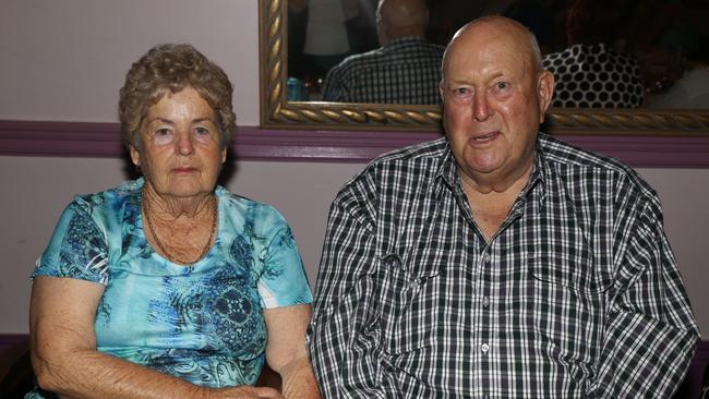 Graham Buchner with beloved wife Margaret at a Leukaemia Foundation Christmas party. Picture: NRM