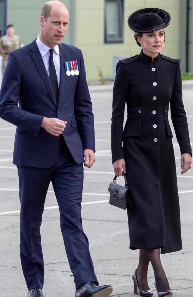 Attending his godfather’s funeral would have been a good move for William and Kate. Picture: Jonathan Buckmaster/AFP