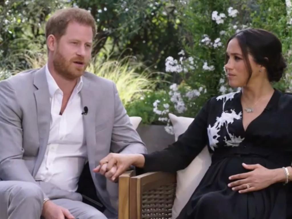 Prince Harry’s suggested his father and brother were ‘trapped’ in royal life during his explosive interview with Oprah Winfrey.